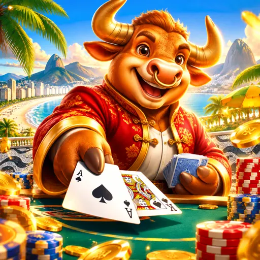 Capa do Fortune Ox com o boi dourado da PG Soft