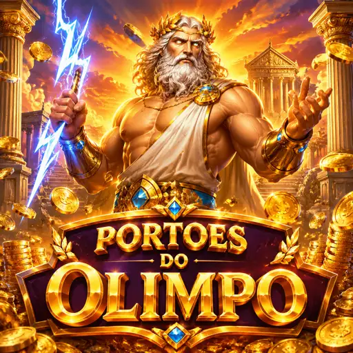 Capa do Gates of Olympus com Zeus e o fundo roxo do slot da Pragmatic Play