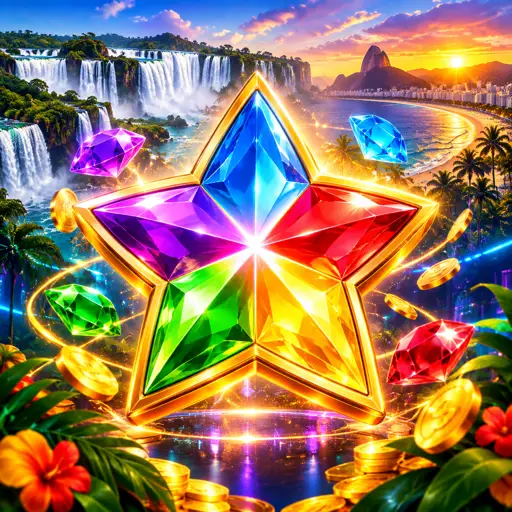 Capa do Starburst com joias neon e a estrela selvagem roxa